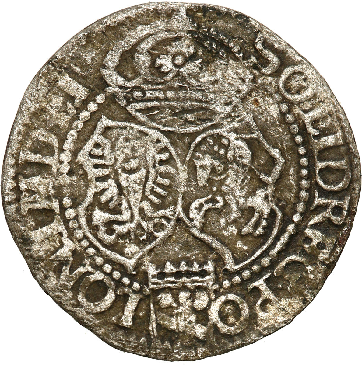 Zygmunt III Waza. Szeląg 1592 IF, Olkusz